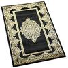 CARPETIA Tappeto Soggiorno Tappeto a Pelo Corto Ornamenti in Oro Nero Größe 60x110 cm