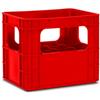 mille idee Cassetta portabottiglie12 posti robusto bottiglia da 1 litri acqua 40x30x32H cm