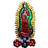 La Casa di Frida Vergine di Guadalupe, Artigianato Messicano,da Appendere, (18 x 8,5 cm)
