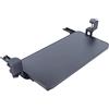 wanwanper Supporto per tastiera, ripiano per tastiera, estraibile sotto la scrivania, con morsetto a C, supporto per tastiera e mouse, 52 x 25 cm, cassetto tastiera