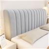 uyeoco 180/150 Copri Testiera Letto Imbottita、Copri Testata Letto Una Piazza E Mezza、Copritestata Elasticizzata per Letto、Copertura Testata Letto Matrimoniale(Light Grey,150cm(59inch))