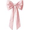 KFXYSM Fiocco Grande Albero di Natale Decorazioni for Feste con Fiocco Rosa Gigante da 43 X 24 Pollici, Nastro di Raso, Contiene Grande in Feltro, Decorazione Parete
