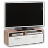 AVANTI TRENDSTORE-Random-Mobile TV piccolo in legno laminato con 2 porte a ribalta e 2 vani aperti, disponibile in 2 colorazioni. Dimensioni LAP 95x36x35 cm