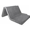 Mayaadi-Home Cuscino per dormire di alta qualità per classe V & Marco Polo | Materasso pieghevole 200 x 108 x 10 cm grigio scuro | Materasso pieghevole per autobus e campeggio