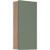 Vicco Pensili Izan, Quercia verde/oro, 36.6 x 76.6 cm, a parete, combinabile con altri mobili da bagno Izan