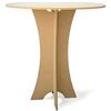 Lupia - Tavolino Multiuso Rotondo in Legno Ecologico, Adatto per Casa e Eventi, Versatile e Personalizzabile TOP Circolare diam. 50 cm e Piedi alt. 60 cm