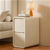 RUCRAK Comodini Moderni 1 pz, Comodino con Cassetti, 20×40×50CM, Legno Massello di Pino