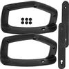 SHINEOFI Braccioli per Comfort e Fissaggio in Plastica Pp 2 Pezzi per Sedia da Ufficio Accessori Funzionali Supporto Rigido per Poltrona Gaming e Ufficio