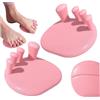Hperu Separatori per dita dei piedi da donna in TPR con cuscinetto per l'avampiede, distanziatori per barelle per correttore di alluce valgo e pedicure, salute del piede