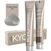 KYO Colore per capelli 100ml + ossigeno 150 ml by kyo, AMMONIA FREE E PPD FREE con collagene Marino e cheratina (Argento Correttore)