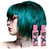 Crazy Color Pacco Da Due Tinte Semipermanenti Per Capelli Da 100ml Crazy Color (Pine Green)
