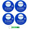 Beni Culinari 4 X Leocrema Crema Nutriente Multiuso Crema Nutriente Crema Nutriente Multiuso Pelle Morbida con Germe di Grano e Crema Corpo Vitamina E 150ml + Portachiavi Beni Culinari