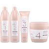 ALFAPARF MILANO ALFAPARF Lisse Design Keratin Therapy Shampoo 500ml + Smoothing Fluid 500ml + Detangling Cream 150ml + Mask 500ml