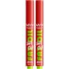 NYX Professional Makeup Fat Oil Slick Click Balsamo Labbra Tonalità 04 Going Viral Colorato Idratante Effetto Lucido a Lunga Tenuta 12h con Olio di Avocado Lampone e Camemoro - 2 Balsami Labbra