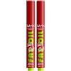 NYX Professional Makeup Fat Oil Slick Click Balsamo Labbra Tonalità 11 In A Mood Colorato Idratante Effetto Lucido a Lunga Tenuta 12h con Olio di Avocado Lampone e Camemoro - 2 Balsami Labbra