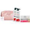 FEI FAN SET ANTICADUTA: Shampoo, Ultra Rinforzante 400ml + Trattamento In Fiale, Per Capelli Fragili, Scatola Rosa (10 Monodose 7ml) + Pochette (Colori Assortiti) (2xSh+Fiale+Pochette)