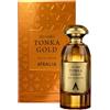 spanish fly Atralia Tonka Gold Eau de Parfum Unisex 100 ML - Profumo unisex di lusso con note seducenti di cognac, cannella e prugna per eleganza e stile senza tempo