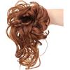 Generic Pezzo di capelli per chignon disordinato Pezzo di capelli per chignon disordinato, Chignon sintetico arruffato Estensione per capelli Fascia elastica per capelli Pezzi per capelli Ricci Chignon Ciam