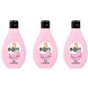 MENDOSA Adorn Caring Shampoo Glossy per Capelli Lisci, Set 3 Flaconi da 250ml, Formula Lucidante, Effetto Anticrespo