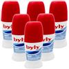 Byly Men Deodorante Uomo Roll-On 50 ml - Azione Prolungata 72H, Doppia Quantità di Attivi Deodoranti, Anti-Odore, Freschezza Intensa (Men 6 Unità)