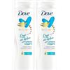 Dove Body Love Carezza Leggera Crema Corpo Idratante E Nutriente per Tutti i Tipi di Pelle Idratazione Profonda per 48h - 2 Flaconi da 400ml