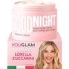 YOUGLAM Good Night - Maschera Notte Viso con Collagene, Acido Ialuronico, Prebiotici - Idratante Rimpolpante, Crema Notte Riparatrice - 100 ml