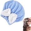 Tyinerc Asciugamano per capelli, turbanti super assorbenti con, asciugamani avvolgenti di essiccazione anti-bricidi, per capelli lunghi corti ricci spessi, donne, bagno, doccia, spiaggia, casa