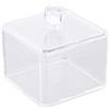 OISE ART STORE Trade Shop - Organizer Contenitore Quadrato Porta Dischetti Struccanti Trucco Espositore Acrilico
