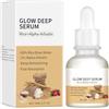 Generic x Alpha Arbutin siero Glow Deep Siero per il viso, idratante, idrata la pelle, riduce la pelle opaca e le macchie scure, adatto per tutti i cachi, 3,9 x 3,9 x 8,6 cm