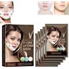 KOAHDE Maschera Linea V,Maschera Lifting Facciale Doppio Mento,Maschera Riduttore V-Chin Lifting,Maschera Idratante viso V,Maschera Dimagrante Per Il Mento,Maschera Viso Lifting V Line,5PC