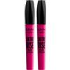 NYX Professional Makeup On The Rise Volume Liftscara Mascara Volumizzante Extreme Black Ciglia Separate Allungate Scovolino in Elastomero a Forma di Clessidra Formula Vegana - 2 Flaconi da 10ml