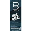 L3 Fibre per capelli di livello 3, coprono macchie calve o diradamento dei capelli, finitura dall'aspetto naturale, copertura grigia istantanea e capelli più spessi (marrone)