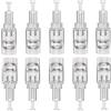 P-Beauty Cosmetic Accessories Microneedling - Testine di ricambio per aghi YYR Dr Nice Dermapen 9 12 24 36 42 Nano, quantità: 10 pezzi, tipo: 9 pin