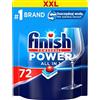 Finish All in 1 Max Pastiglie Lavastoviglie, 72 Capsule Lavastoviglie, Pastiglie per Lavastoviglie, Pulizia Efficace ad Ogni Lavaggio