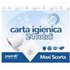 Generico 24/72 ROTOLI DI CARTA IGIENICA DI PURA CELLULOSA MADE IN ITALY 2 VELI | OGNI ROTOLO 14.3 metri - 130 strappi (24 ROTOLI)