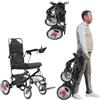 zhyunvd Sedia A Rotelle Elettrica Leggera Per Anziani,Sedia A Rotelle Elettrica Ultraleggera Per Adulti,Sedia A Rotelle Elettrica Per Disabili,Capacità Massima 150 kg,con Batteria al Litio da 10A 20a