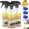Qklovni Detergente in schiuma sgrassante per cucina, detergente spray per la cucina, detergente per macchie ostinate, detergente multiuso in schiuma spray per cappe, forno, pentole (3)