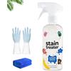 Gienslru Stain Treater Spray 300 ml Stain Remover for Clothes, Spray per macchie, abbigliamento portatile Quickly Stains Treatment, anti macchie, cibo, grasso, caffè, biancheria, biancheria intima, tessuto (1