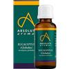 Absolute Aromas Olio Essenziale di Eucalipto 30 ml - 100% Puro, Naturale e Non Diluito - Un Olio Antisettico e Antibatterico per Lenire e Pulire - Da utilizzare in Aromaterapia e Diffusori