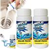 Tencipeda Powerful Sink & Drain Cleaner - Unclog Your Pipes with Foaming Drain Cleaner and Pipe Dredging Powder (2 Bot)