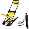 RUETERY Sollevamento portatile per scale, sedia a rotelle, sedia pieghevole per scale, in alluminio, capacità di carico 159 kg, per anziani e disabili, 90 x 54 x 156 cm