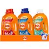 Sole Detersivo Lavatrice 174 lavaggi: Bianco Splendente 58 Lavaggi, Proteggi Colore 58 lavaggi, Igiene e Freschezza 58 Lavaggi, 6x29. Formula igienizzante, Rimuove le macchie a basse temperature