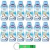 Beni Culinari 12x Chicco Sensitive Ammorbidente Concentrato Sweet Talcum, ideale per tutti i capi,ipoallergenico, senza coloranti, 30 lavaggi 750ml + Portachiavi Beni Culinari in Omaggio