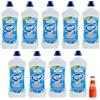 San Pellegrino 9x RIO Bum Bum Pavimenti, detergente per pavimenti con alcool, profumo di Talco, 1000ml + 1x Gingerino Recoaro Aperitivo Italiano 10cl IN OMAGGIO