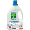 L'Arbre Vert Detersivo liquido per pelli sensibili, famiglia e bambino, ipoallergenico, senza allergeni, 1,5 l