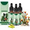 BAInuai Prickly Pear Seed Oil, olio essenziale di cactus, olio di semi di fico d'India, spremuto a freddo, olio di fico d'India, viso, corpo, capelli, idratante per tutti i tipi di pelle