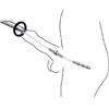 SAUVASFZ Dilatatore uretrale cavo in silicone per uomo - plug per il pene per il gioco SM e la stimolazione uretrale - giocattolo sessuale(30cm)