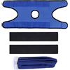 Graootoly Borsa del ghiaccio con cinghie, borsa del ghiaccio riutilizzabile per caldo, , per testa, spalla, schiena, ginocchia (22,9 cm, blu)
