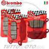 BREMBO KIT PASTIGLIE BREMBO SINTER ANTERIORI POSTERIORI SUZUKI SV650 2003 2004 2005