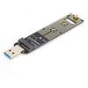 ASHATA M.2 NVME SSD a scheda adattatore USB Scheda di conversione del disco rigido Scheda adattatore SSD per computer
